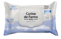Şerveţele umede pentru copii Corine de Farme Water Essential Wipes 70pcs