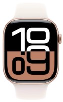 Смарт-часы Apple Watch Series 10 GPS 42mm Rose Gold Aluminium Case with Light Blush Sport Band S/M (MWWH3)