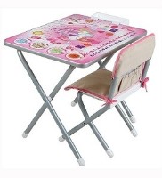 Детский столик со стулом Demi N2/1 Vip Silver Princess