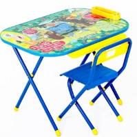 Măsuță pentru copii cu scaun Demi N3-04/1 Vseznaika Blue Maugli