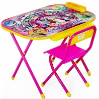 Детский столик со стулом Antoshka Vseznaika Pink