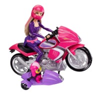 Кукла Barbie Spy Squad Motorcycle & Techbot (DHF21)