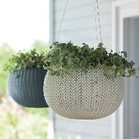 Ghiveci Keter Cozies M Hanging  Gray (227738)