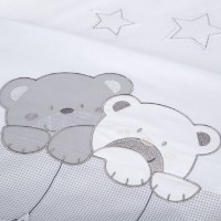 Lenjerie de pat pentru copii Albero Mio Star Dream Grey (C-5 H186)