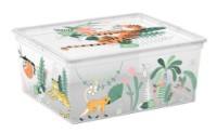 Контейнер для игрушек Kis C-box Tropical M 18L (38589)