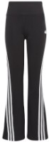 Pantaloni spotivi pentru copii Adidas G Fi 3S Flared Black/White, s.164
