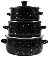 Set vase de gatit 4Life Ruibeiru Black 6pcs