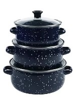 Set vase de gatit 4Life Ruibeiru Dark Blue 6pcs