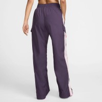 Женские спортивные штаны Nike W Nsw Wvn Os Pant Hr Sw Dark Raisin/Pink Foam/Sail, s.L фото №2 — интернет-магазин Desire.md