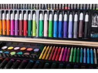 Детский набор для рисования 4Play Wooden Set 188pcs фото №3 — интернет-магазин Desire.md