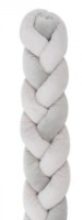 Protectie laterala pentru patut Kikka Boo Grey 210cm (31109050003)