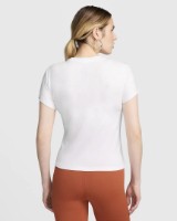 Tricou de dame Nike W Nsw Nk Chll Knt Md Crp White/Black, s.S imaginea #2 — magazin online Desire.md