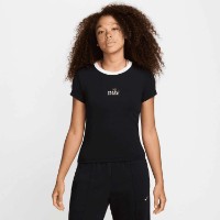 Женская футболка Nike W Nsw Nk Chll Knt Md Crp Wrs Black/White, s.L фото №1 — интернет-магазин Desire.md