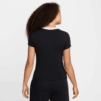 Tricou de dame Nike W Nsw Nk Chll Knt Md Crp Wrs Black/White, s.M imaginea #2 — magazin online Desire.md