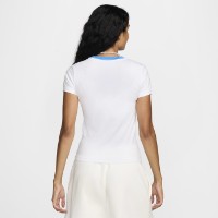 Tricou de dame Nike W Nsw Nk Chll Knt Md Crp Wrs White/Light Photo Blue, s.XL imaginea #2 — magazin online Desire.md