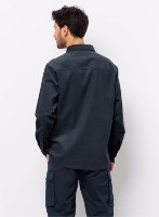 Мужская рубашка Jack Wolfskin Trackfinder Shirt M Navy, s.S фото №3 — интернет-магазин Desire.md