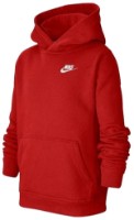 Hanorac pentru copii Nike B Nsw Hoodie Po Club University Red/White, s.XL imaginea #1 — magazin online Desire.md