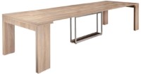 Обеденный стол Flat Console 5in1 2600mm Grey/Beige фото №5 — интернет-магазин Desire.md