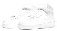 Ботинки женские Nike Wmns Air Force 1 07 Mid Triple White, s.38.5