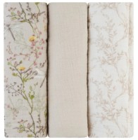 Pelinci Kikka Boo Secret Garden Beige 100x100cm 3pcs (31103010108)