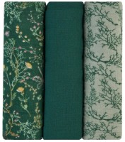 Pelinci Kikka Boo Secret Garden Green 100x100cm 3pcs (31103010104)