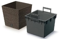 Ghiveci Prosperplast Furu Square ECO Wood DFS240W-4625W imaginea #2 — magazin online Desire.md