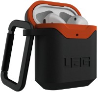 Чехол для наушников UAG Apple Airpods Std Issue Hard Case 001 V2 Black/Orange (10242F114097) фото №4 — интернет-магазин Desire.md