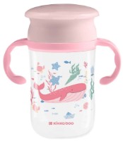 Cană anti-vărsare Kikka Boo Deep Sea Pink 300ml (3800171211239)