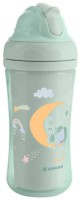 Cana cu pai Kikka Boo Dino Moony Me Mint 220ml (31302030080)