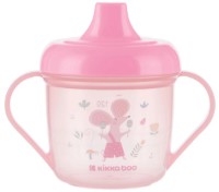 Cana cu nasuc tare Kikka Boo Forest Party Pink 150ml (3800171211284)