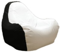 Fotoliu puf Relaxtime HiPoly Medium White&Black