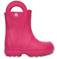 Сапоги детские Crocs Handle It Rain Boot Kids Candy Pink, s.34-35