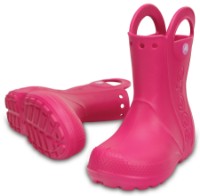 Cizme pentru copii Crocs Handle It Rain Boot Kids Candy Pink, s.34-35 imaginea #2 — magazin online Desire.md