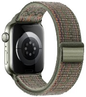 Ремешок Hoco iWatch WA25 38/40/41mm Dark Green with Orange