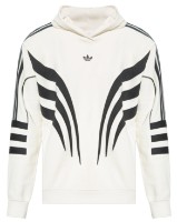 Hanorac pentru bărbați Adidas Q3 Atl Hooded Cloud White, s.M