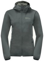 Jachetă de damă Jack Wolfskin Windhain Hoody W Slate Green, s.L