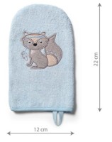 Мочалка-рукавица BabyOno (0347/08) Blue фото №2 — интернет-магазин Desire.md