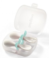 Набор ложка и вилка BabyOno Green 2pcs (0969/04) фото №3 — интернет-магазин Desire.md
