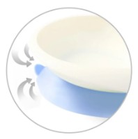 Миска с присоской и ложкой BabyOno Light Blue (1077/04) фото №2 — интернет-магазин Desire.md