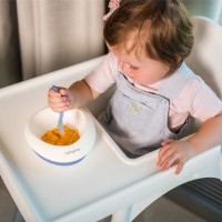 Миска с присоской и ложкой BabyOno Light Blue (1077/04) фото №4 — интернет-магазин Desire.md