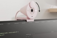 Camera Web Logitech Brio 300 Rose  imaginea #6 — magazin online Desire.md