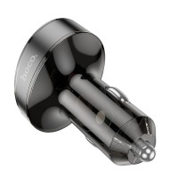 Încărcător auto Hoco DZ21 Black imaginea #3 — magazin online Desire.md