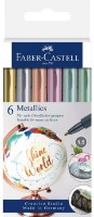 Набор фломастеров Faber-Castell Metallics 6pcs
