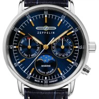 Ceas de mână Zeppelin LZ 14 Marine Moonphase 8635-3 imaginea #2 — magazin online Desire.md