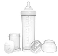 Biberon pentru bebeluș Twistshake 4+ White 330ml (78018)