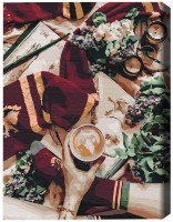 Tablou pe numere Brushme La cafea în Hogwarts (BS36542FC)