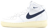 Ботинки женские Nike Wmns Air Force 1 07 Mid White/Coconut Milk/Metallic Gold/Midnight Navy, s.38.5 фото №3 — интернет-магазин Desire.md