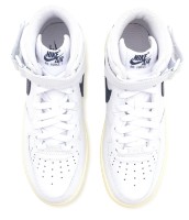 Bocanci pentru dame Nike Wmns Air Force 1 07 Mid White/Coconut Milk/Metallic Gold/Midnight Navy, s.40.5 imaginea #2 — magazin online Desire.md