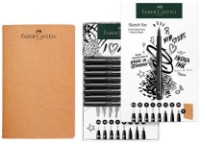 Sketchbook cu pixe liner Faber-Castell Set Pitt Artist Pen + Sketchbook