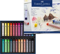 Cretă pentru desen Faber-Castell Soft Pastels 24pcs
